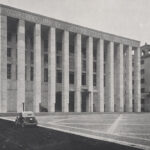 La Casa littoria in una foto d’epoca