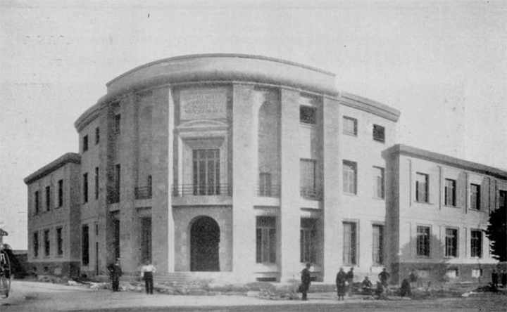 L’edificio della Gioventù italiana del littorio (GIL), foto d’epoca