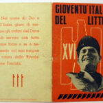 Tessera della Gioventù italiana del littorio (GIL)