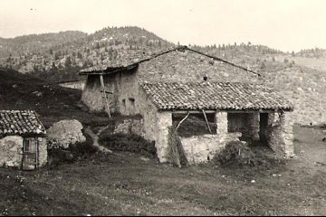 La Malga Lunga come era durante la guerra