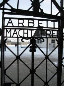L'ingresso del campo di Dachau