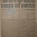 Prima pagina de “L’Eco di Bergamo”, 9 settembre 1943