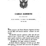 Gazzetta Ufficiale del Regno di Sardegna, marzo 1848