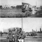 Vista d’insieme e foto di vita del campo per prigionieri di guerra n. 62 noto come Grumellina, per gentile concessione di Giorgio Marcandelli