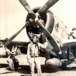 George Dorval con il suo aereo