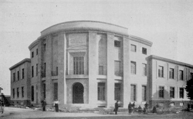 L’edificio della Gioventù italiana del littorio (GIL), foto d’epoca